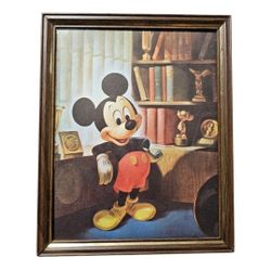 Vintage Walt Disney Productions Mickey Mouse Promotional Photo 8 x 10 Inches