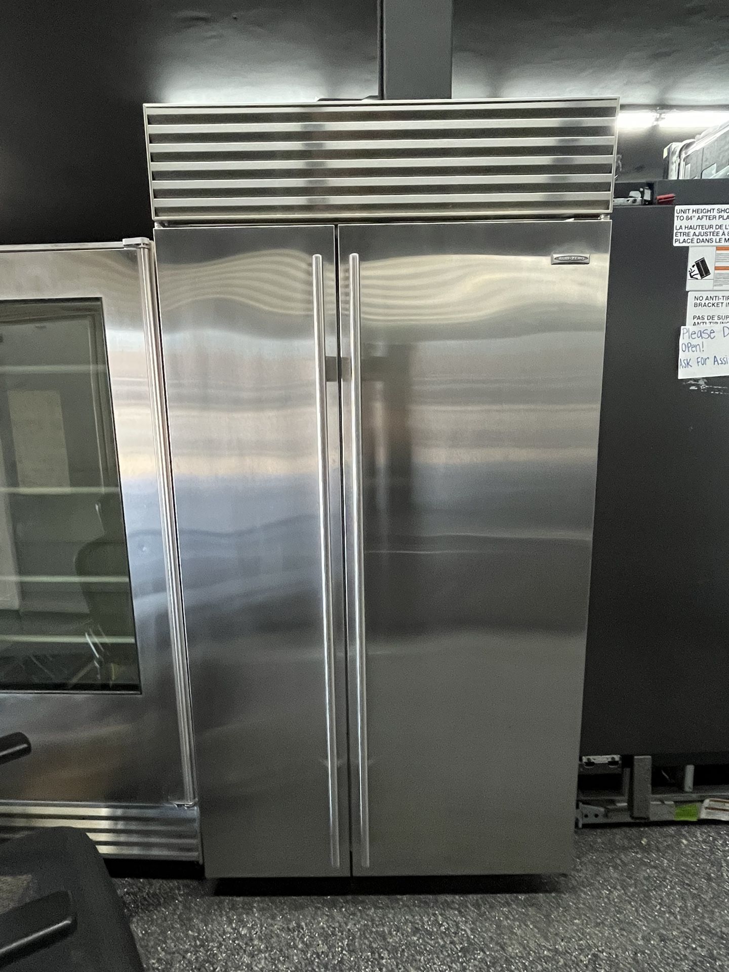 Built In Sub Zero Stainless Steel 42 Inch Refrigerator Counter Depth