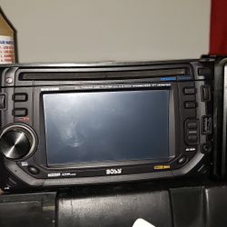 DVD player and stock scion pioneer deck. Both work