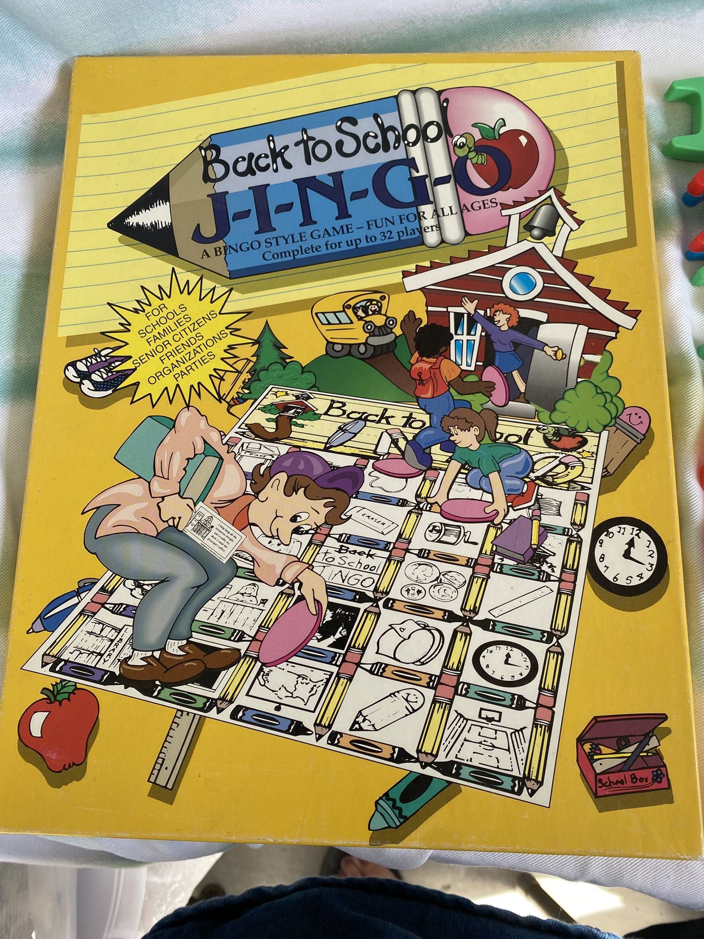 Back To School Jingo Game Bingo Style (educational)
