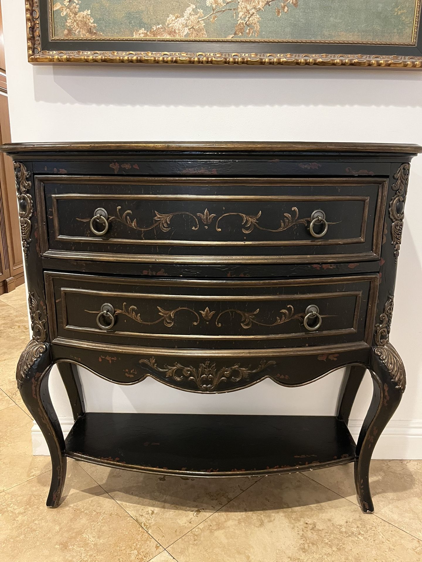 Pulaski Versailles Black Hall Chest