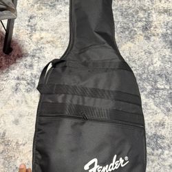 Squier Strat Electric Guitar + Fender Amp + Bag (Like New)
