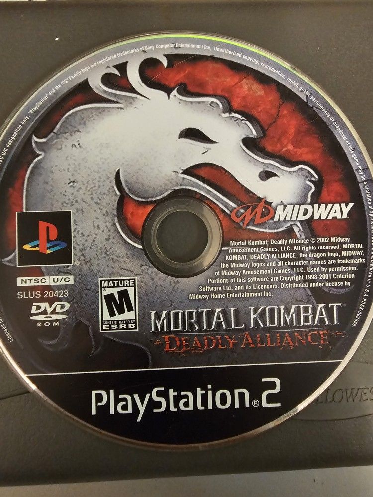 Mortal Kombat: Deadly Alliance PS2 Game
