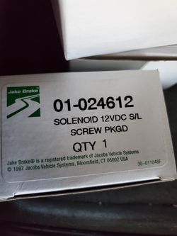 Jake Brake solenoid Detroit 60 12.7