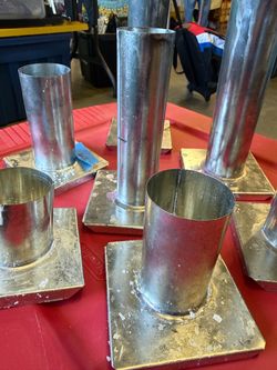 Candle Molds with Square Bases