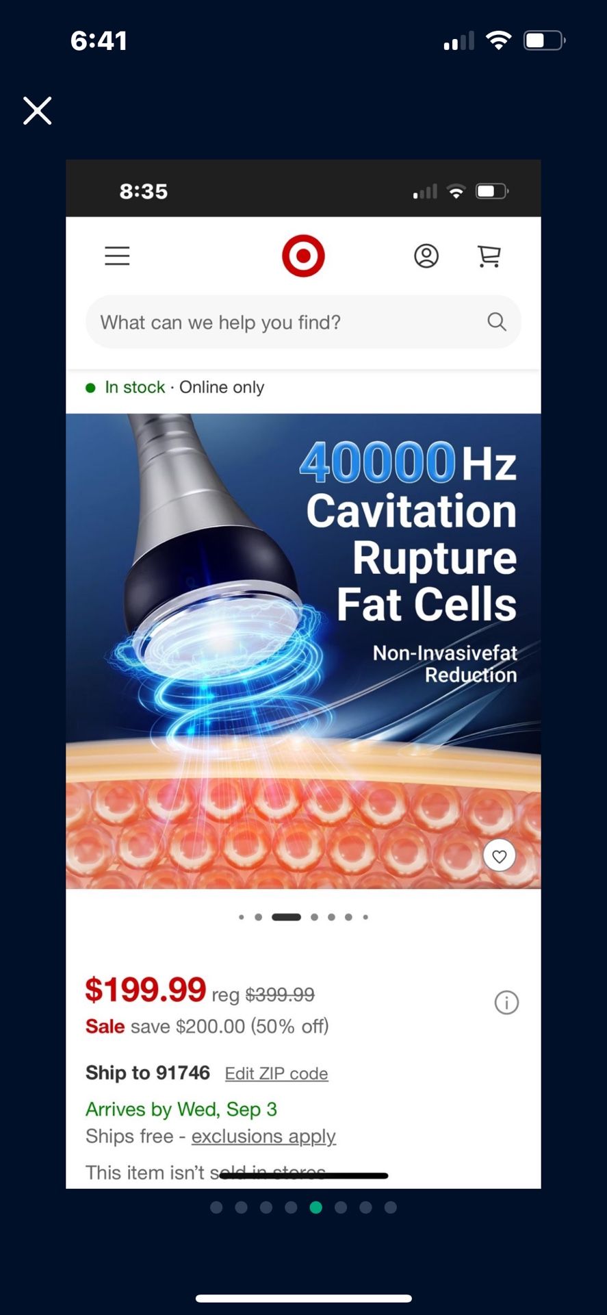 Cavitation Machine - 4 in 1 Ultrasonic Cavitation Machine with RF Technology, Vacuum Suction, 40K Cavitation Head - for Home Use, Spa - White