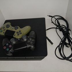 PS4 Console With Two Controllers 