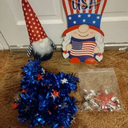 Red White And Blue Decor 