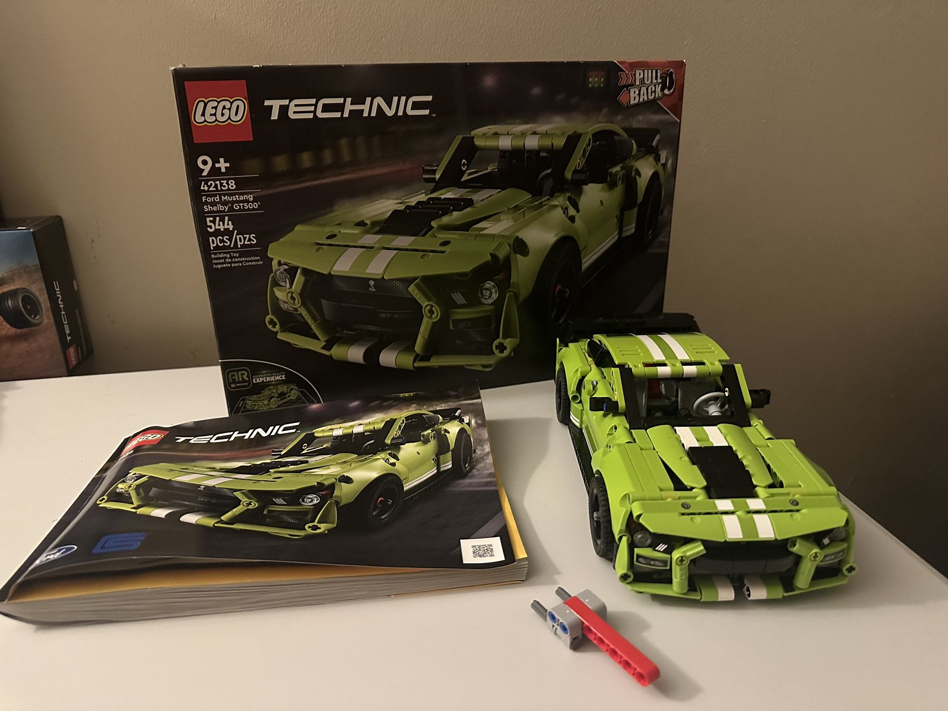 LEGO Technic 42138 Ford Mustang Shelby GT500 – Complete with Instructions