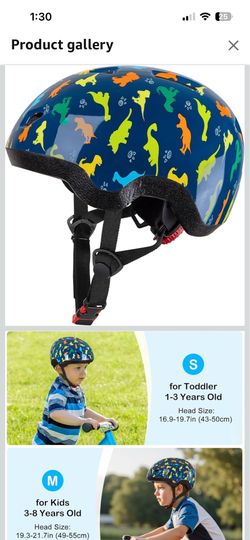 Toddler Helmet, Baby Infant Kids Bike Helmet for Kids Age 1-3/2-4/3-5/5-8 Adjustable Toddler Bike Helmets for Boys Girls for Scooter Skateboard Cyclin