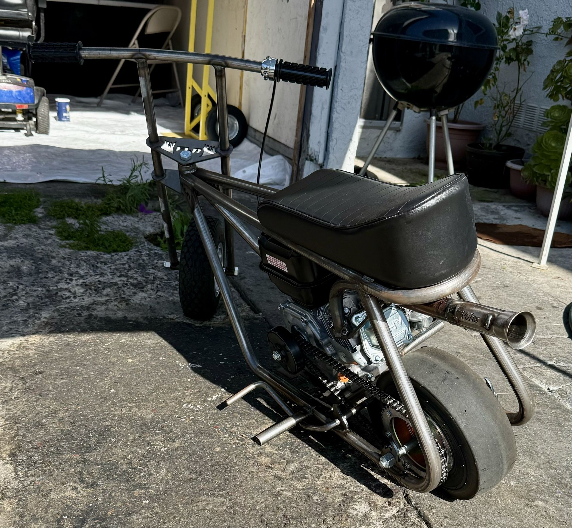 Stock Mini Bike W/5in Tire Set Up
