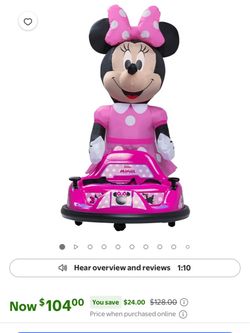 Minnie Mouse car ride on