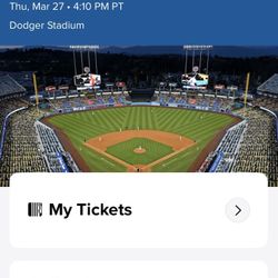 Dodgers Opening day Field Level
