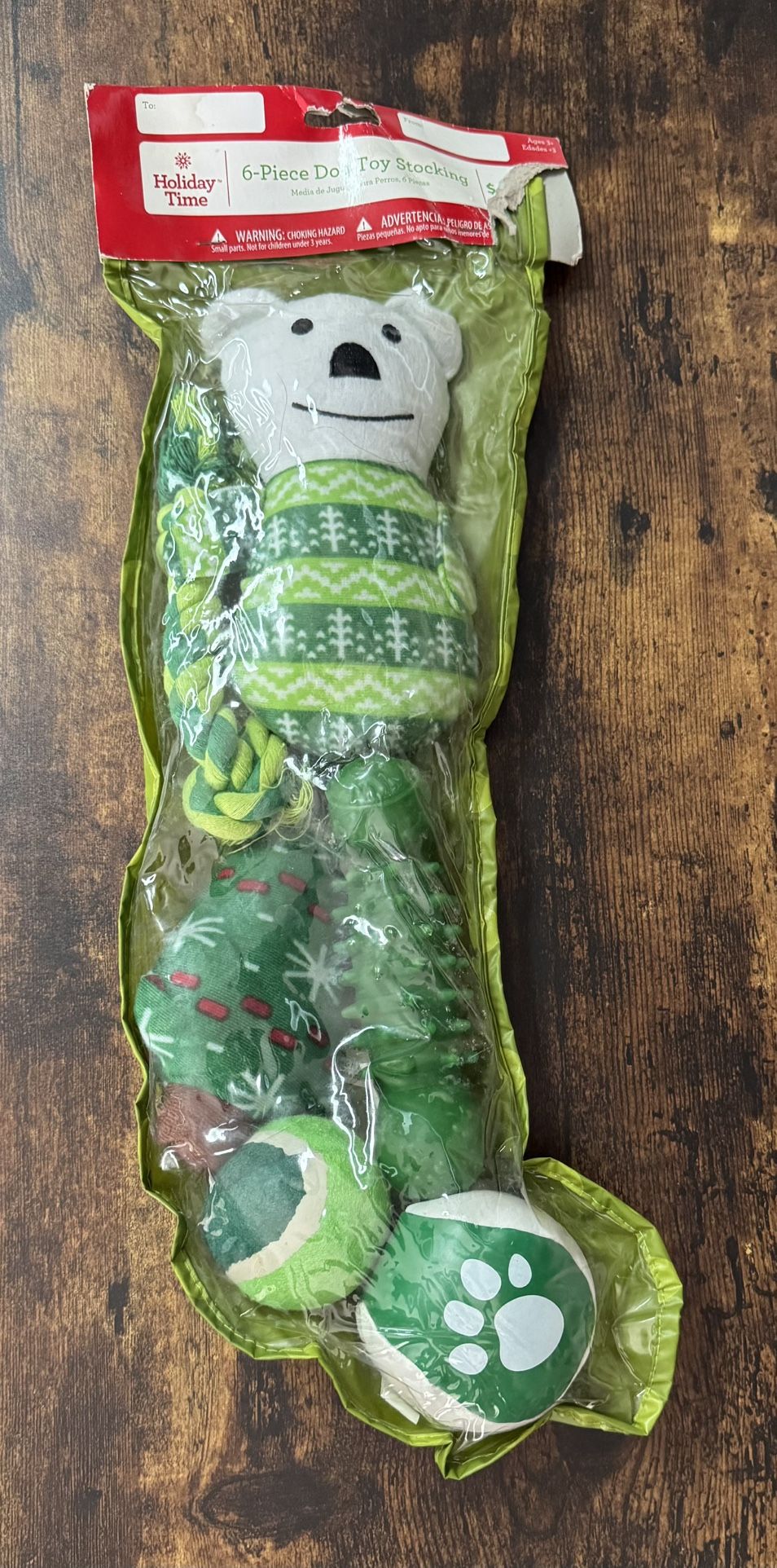 NEW 6 Piece Dog Toy Stocking just $5 xox