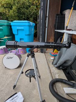Celestron PowerSeeker 70AZ Telescope + Accessories