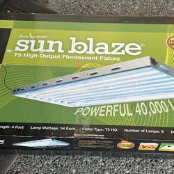 48” Lights Sun System Sun Blaze Grow Light Indoor Greenhouse   - Two Lights In Original Boxes