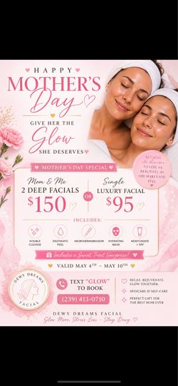 Mother’s Day Facial Special 💖 Limited Time