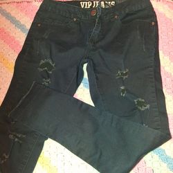 Women's 7-8 Black Jean