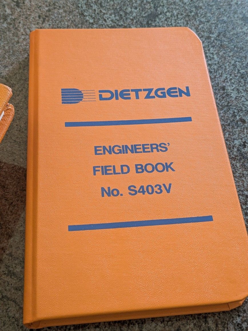 14 Vintage Unused Dietzgen No. S403V Engineer Field Book & 4 Other Brand Field Book ((Each Book Is $10