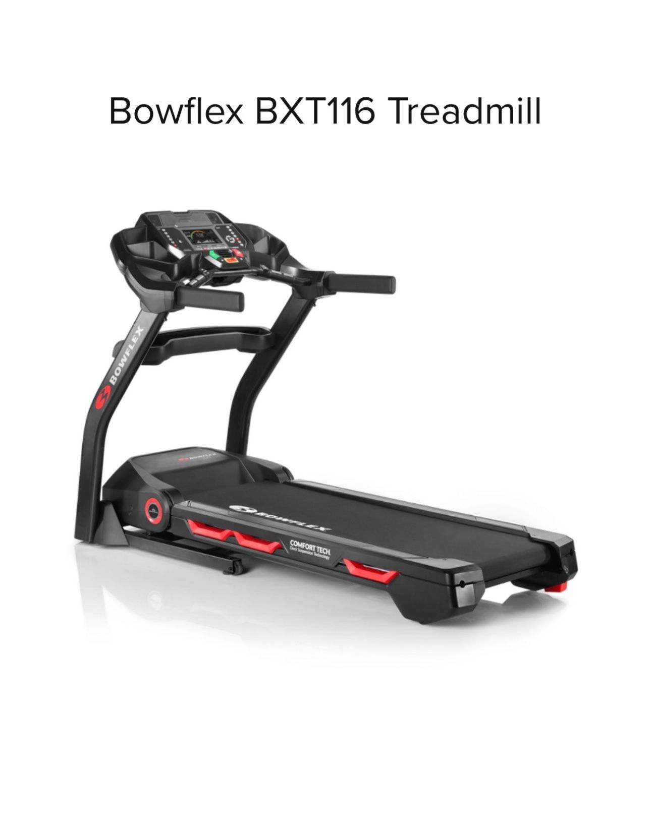 Bowflex BXT116 Treadmill 