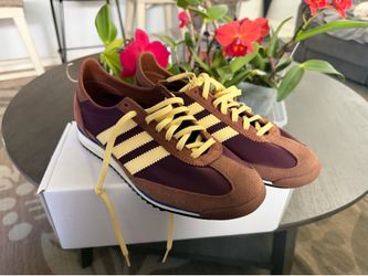 Brown & Red Adidas shoes