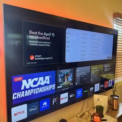 LG 75” 4k LED UHD Smart WebOS