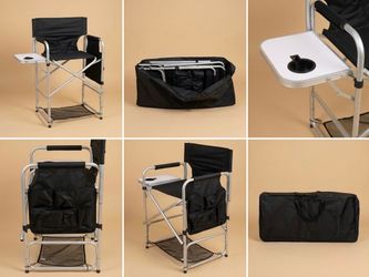 Tall makeup chair