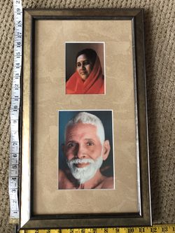 Frame with photo of god/ gurus
