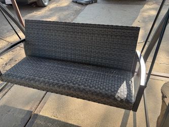 Two seat swing bench