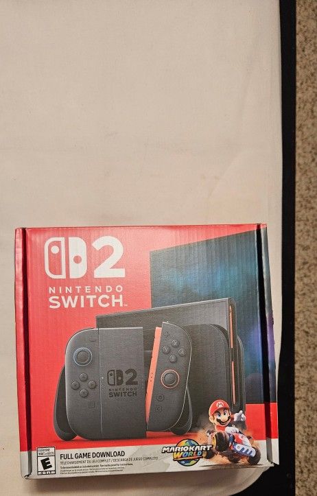Nintendo Switch 2 Console Mario Kart World Bundle NEW