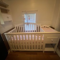 White Crib Used