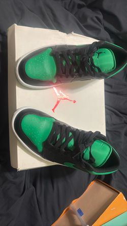 Nike Air Jordan 1 Low 'Black Lucky Green'