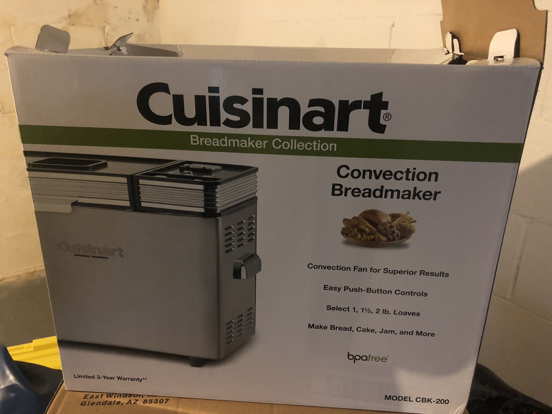 Cuisinart CBK-200 2-Lb Convection Bread Maker