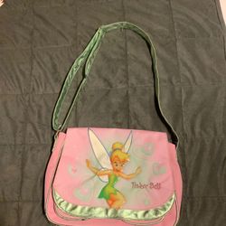 Pink TinkerBell messenger bag/purse