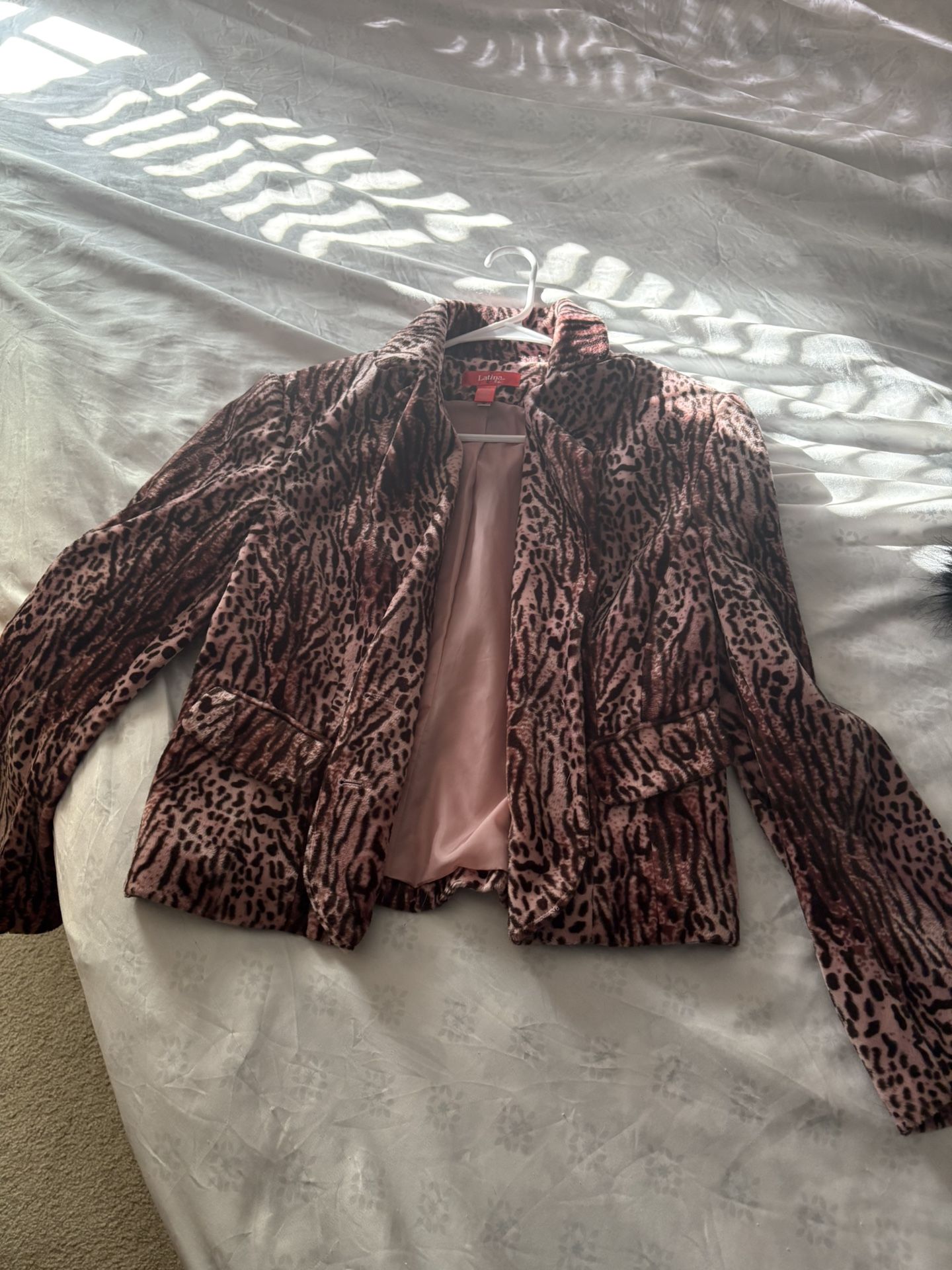Pink Leopard Jacket