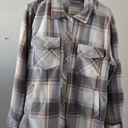 Women's Flannel Sweater Size Medium