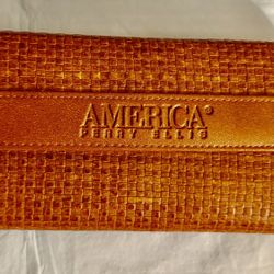 Perry Ellis America Long Trifold Wallet/Clutch
