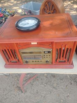 Record player CD and cassette