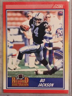 1990 Score Bo Jackson Record Breakers Card #591 