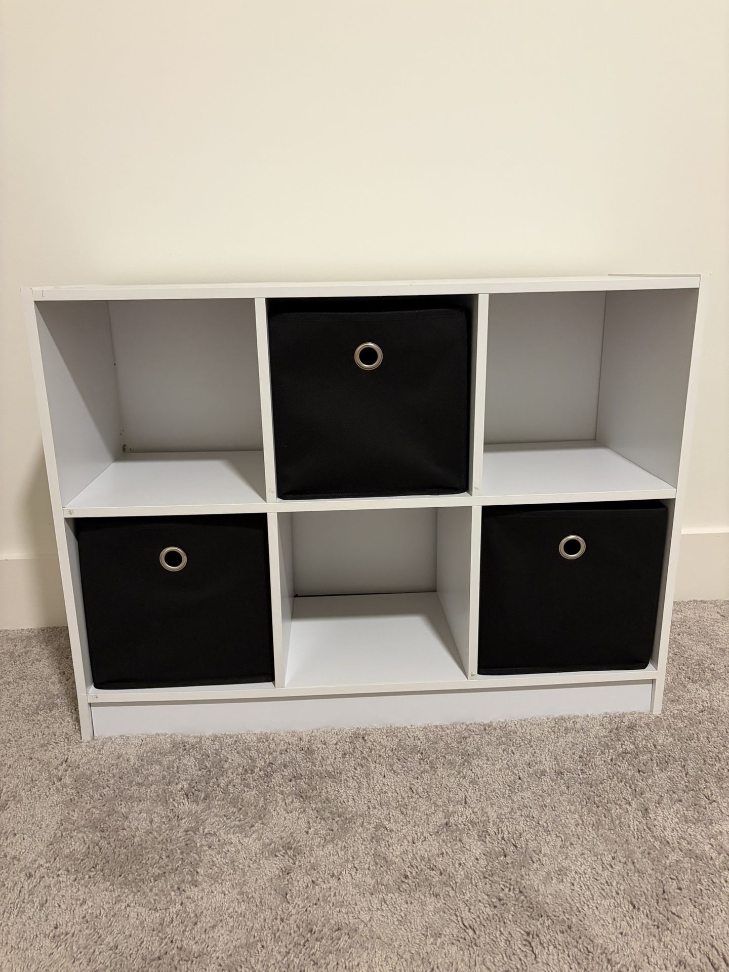 Book Shelf with Bins