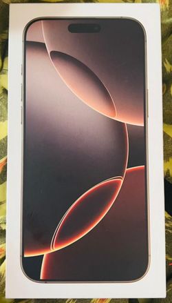 16 Pro Max Desert Titanium 256 Gb Unlocked