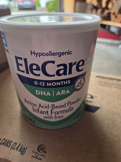 Abbott EleCare DHA ARA Amino Acud-Based Infant baby Formula with Iron
