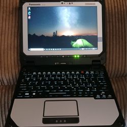 Touchscreen Panasonic ToughBook Full Rugged Laptop/Tablet 