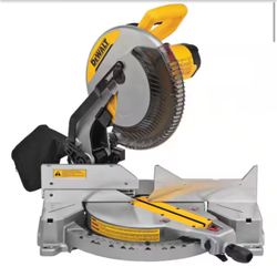 New In Box - DEWALT 15 Amp Corded 12 in. Single Bevel Compound Miter Saw