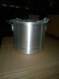 20 Quart Aluminum Stock Tamale pot With Rack 