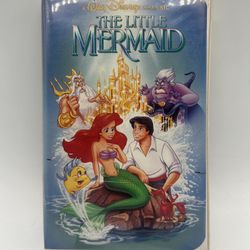 Disney The Little Mermaid (VHS, 1989) Black Diamond/Classics Banned Cover