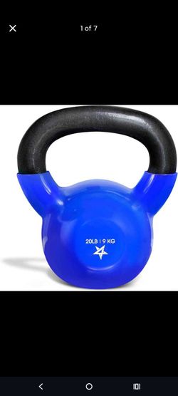 Yes4All Vinyl Kettlebell, 5–100 Lb Strength Training Kettlebell
Solid Cast Iron Workout Weights Build Full-Body Strength, Wide Handle & Flat Base for