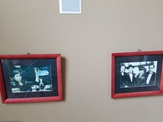 5 pictures in frames 23" x 19" each.