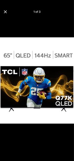 TCL 65” TV - only 4 months old!