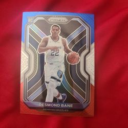 Desmond Bane Red White And Blue Prizm Rookie Card 